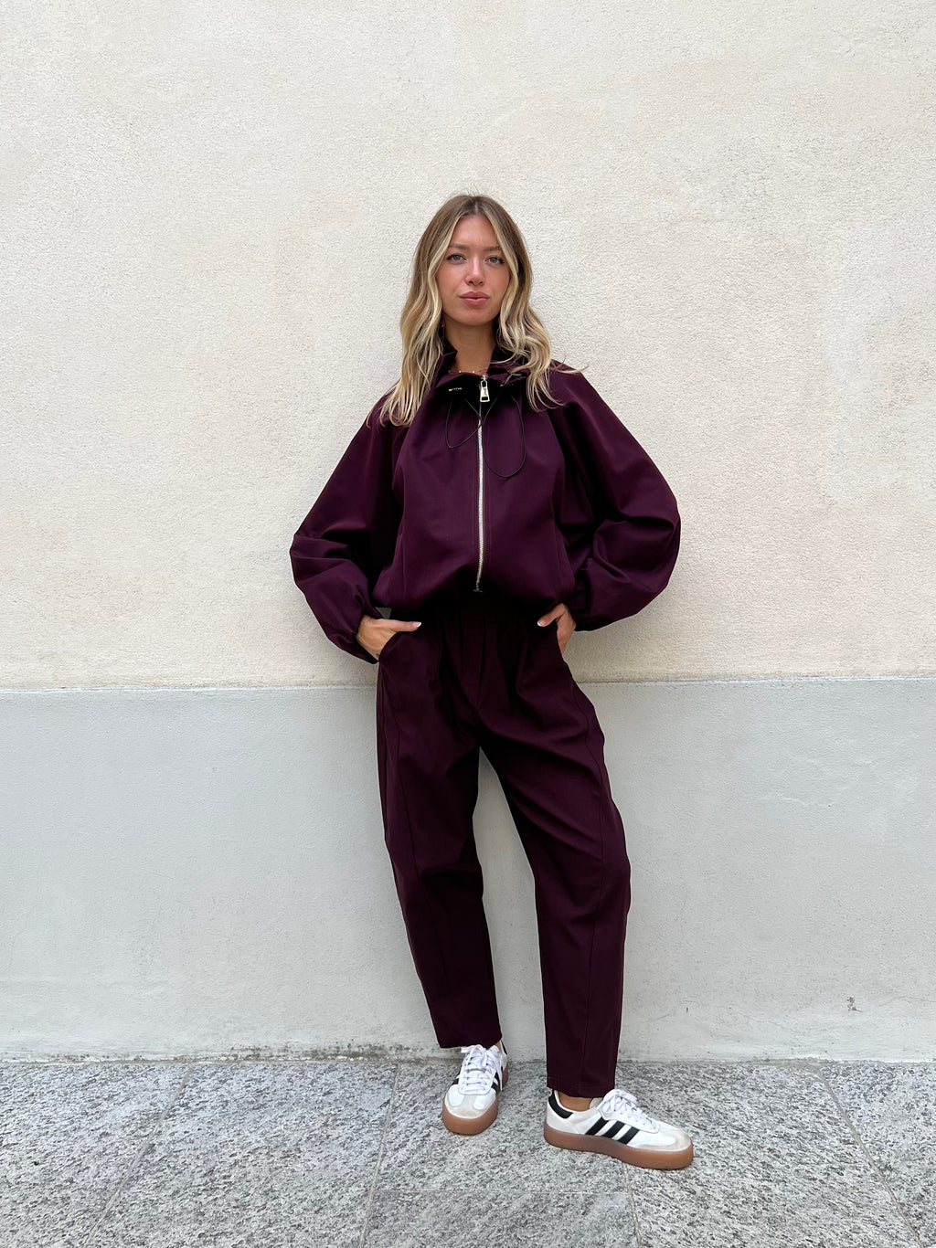 Giacca Bomber 11503 Burgundy