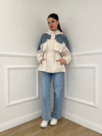 Jeans Straight Borchie 5106 Azzurro