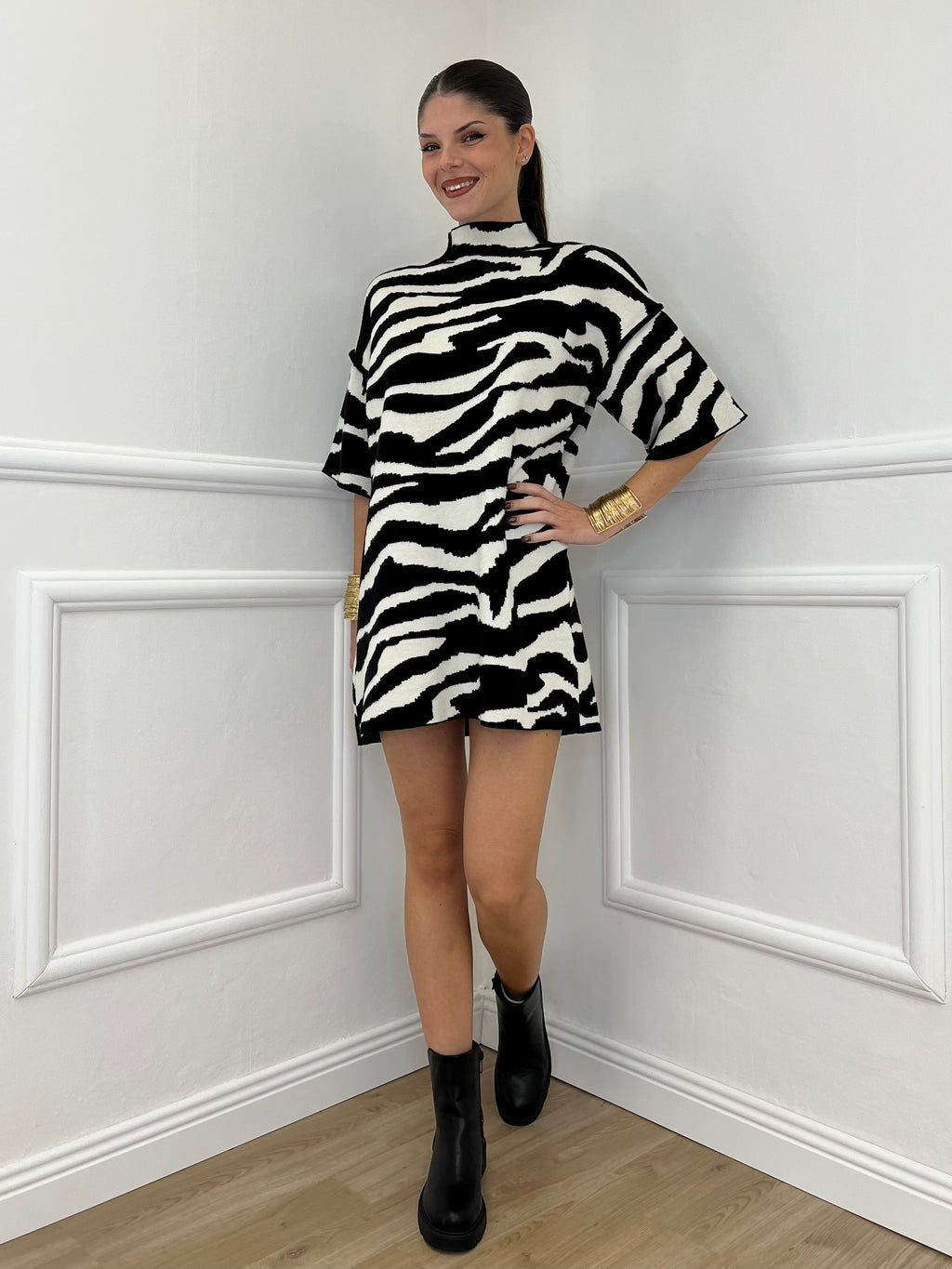 Maxi Maglia Zebra 8029