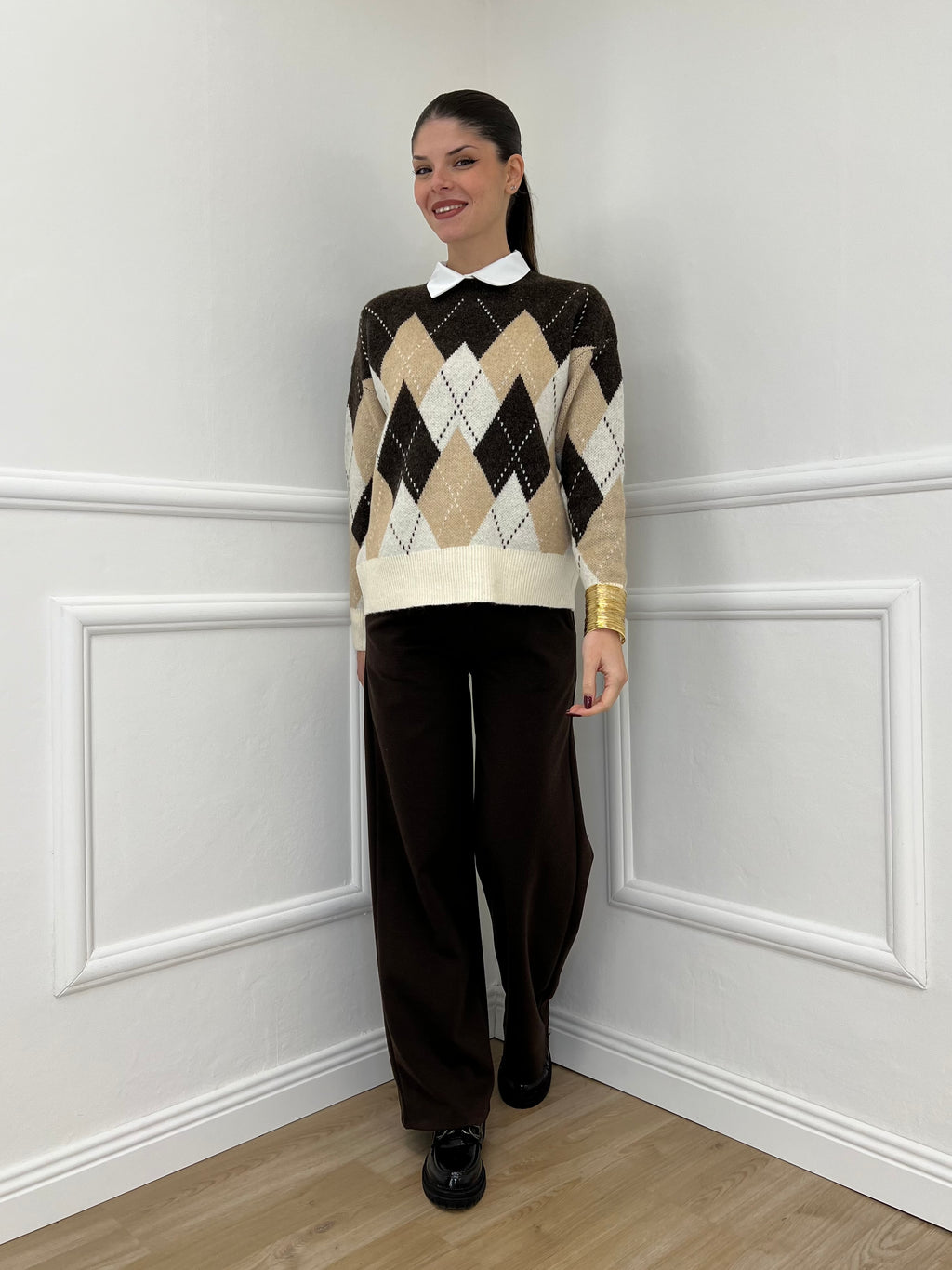 Pantalone Smerigliato 575 Moro