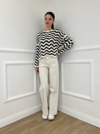 Maglia Traforata Ondine 10514 Blu