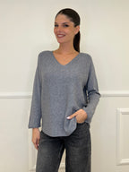 Basic V-Neck Sweater 22325