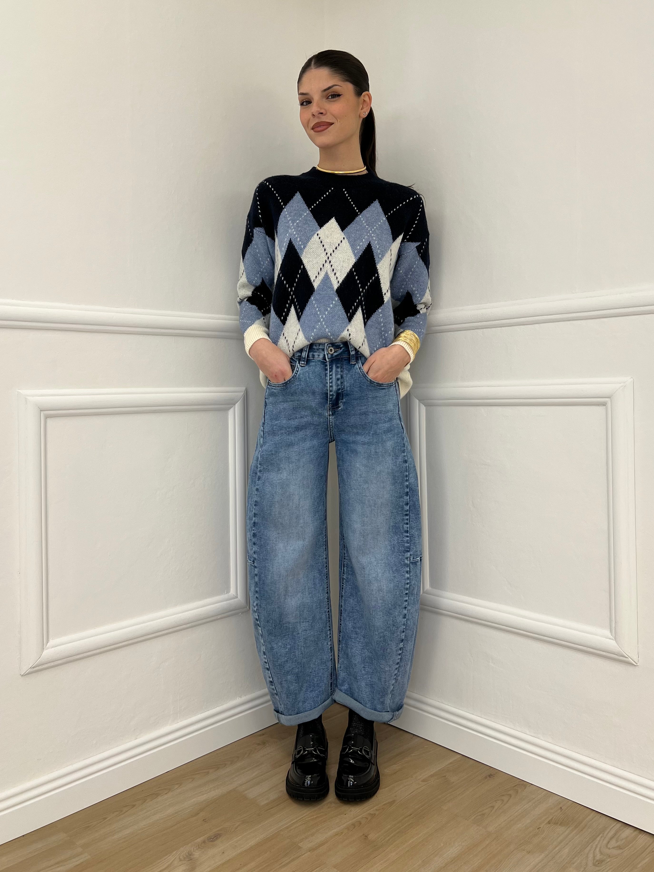 Jeans Balloon 9260 Azzurro