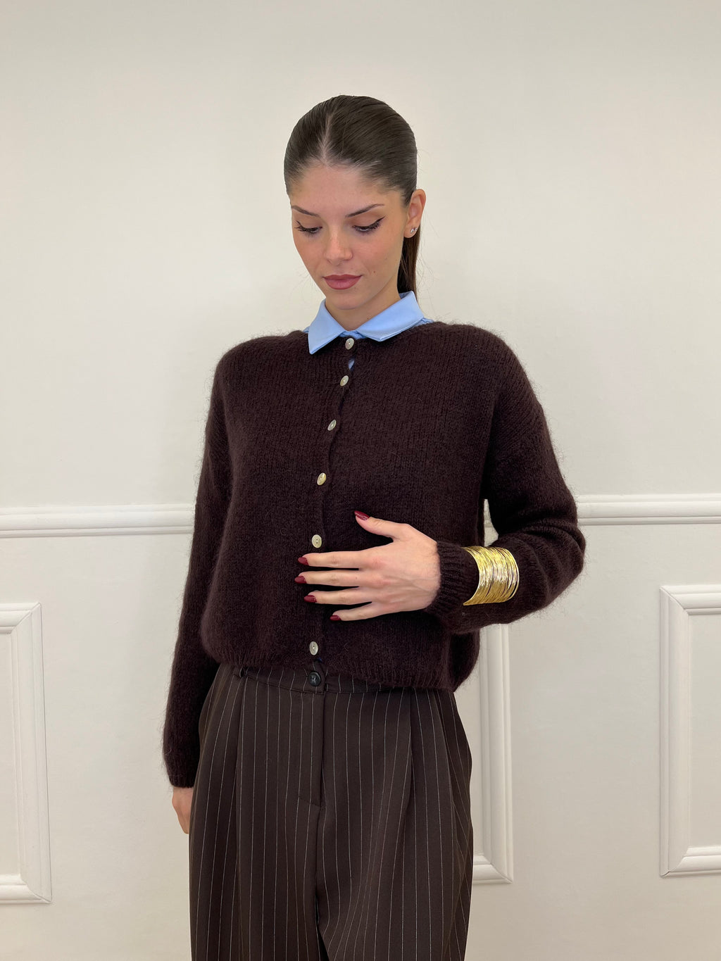 Cardigan Kid Mohair 5211 Moro