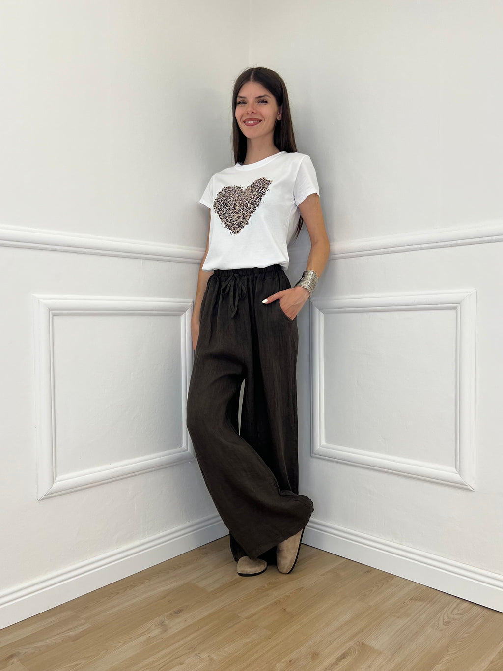 Pantalone Palazzo Lino I586 Moro