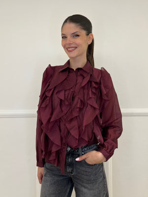 Camicia Rouches 27704 Bordeaux