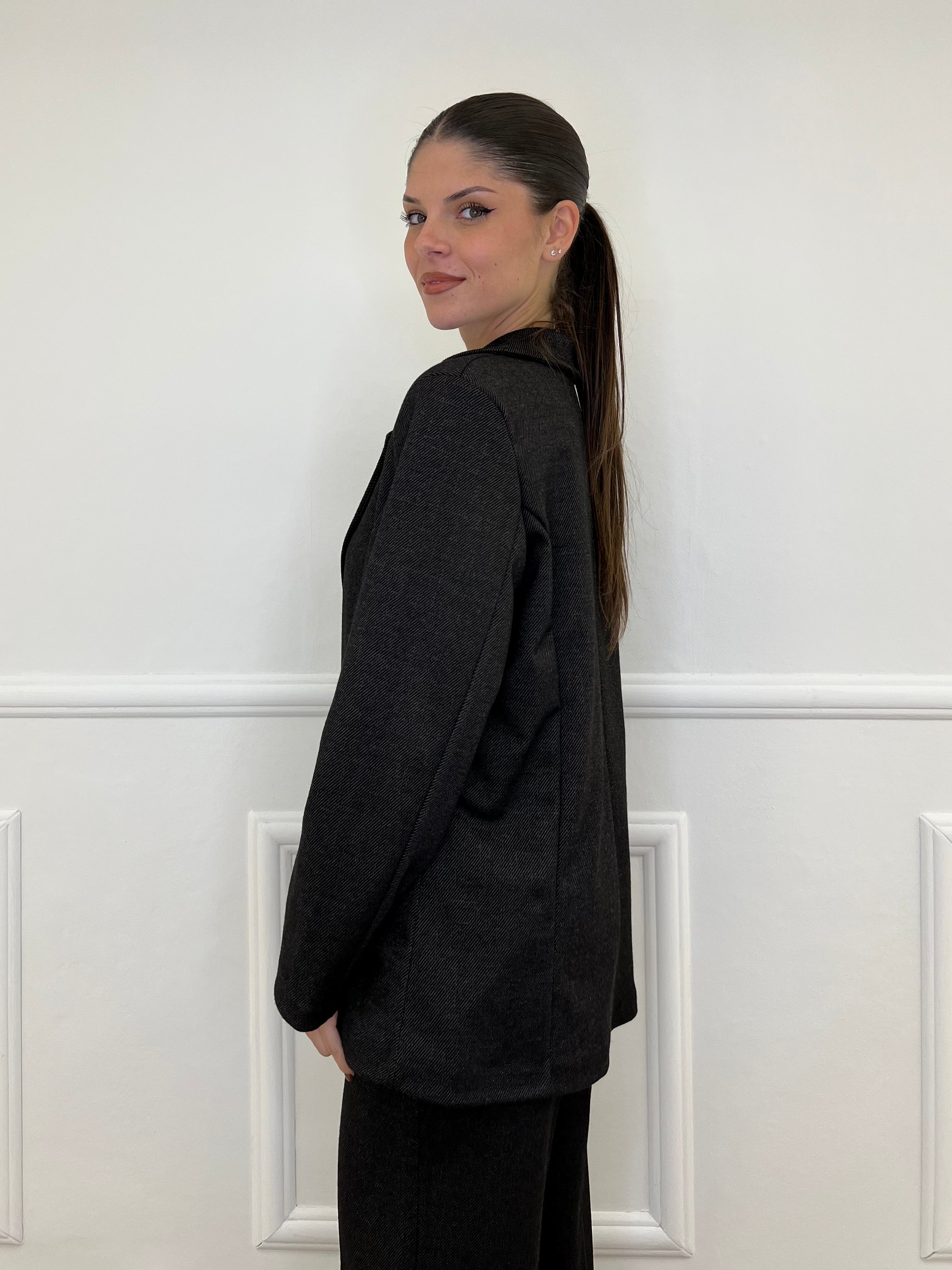 Giacca Twill Bicolor L5181 Moro