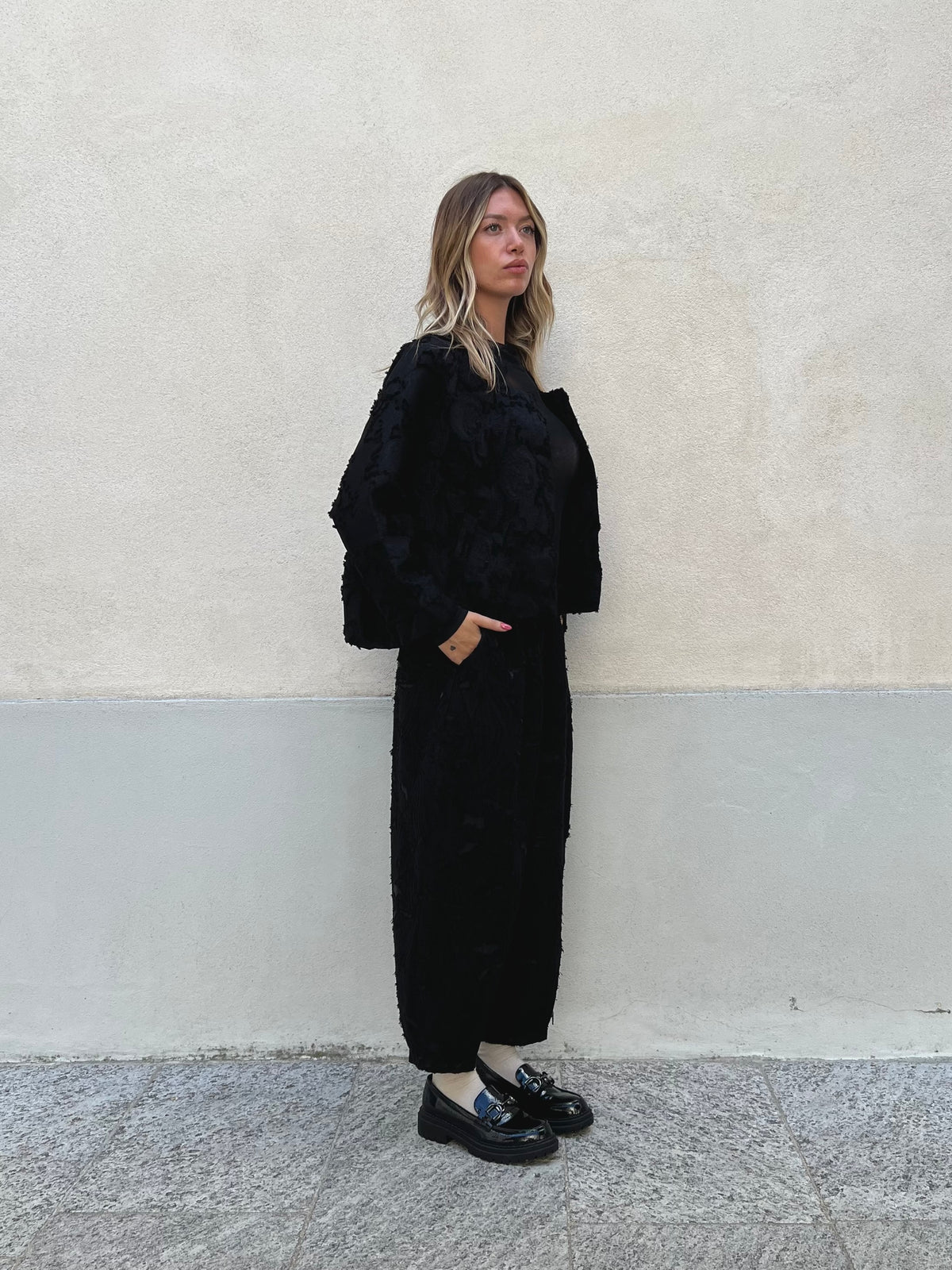 Pantalone Balloon Devorè 168660 Nero