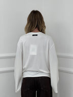 Maglia Maniche Ampie Lumina LD6307 Panna