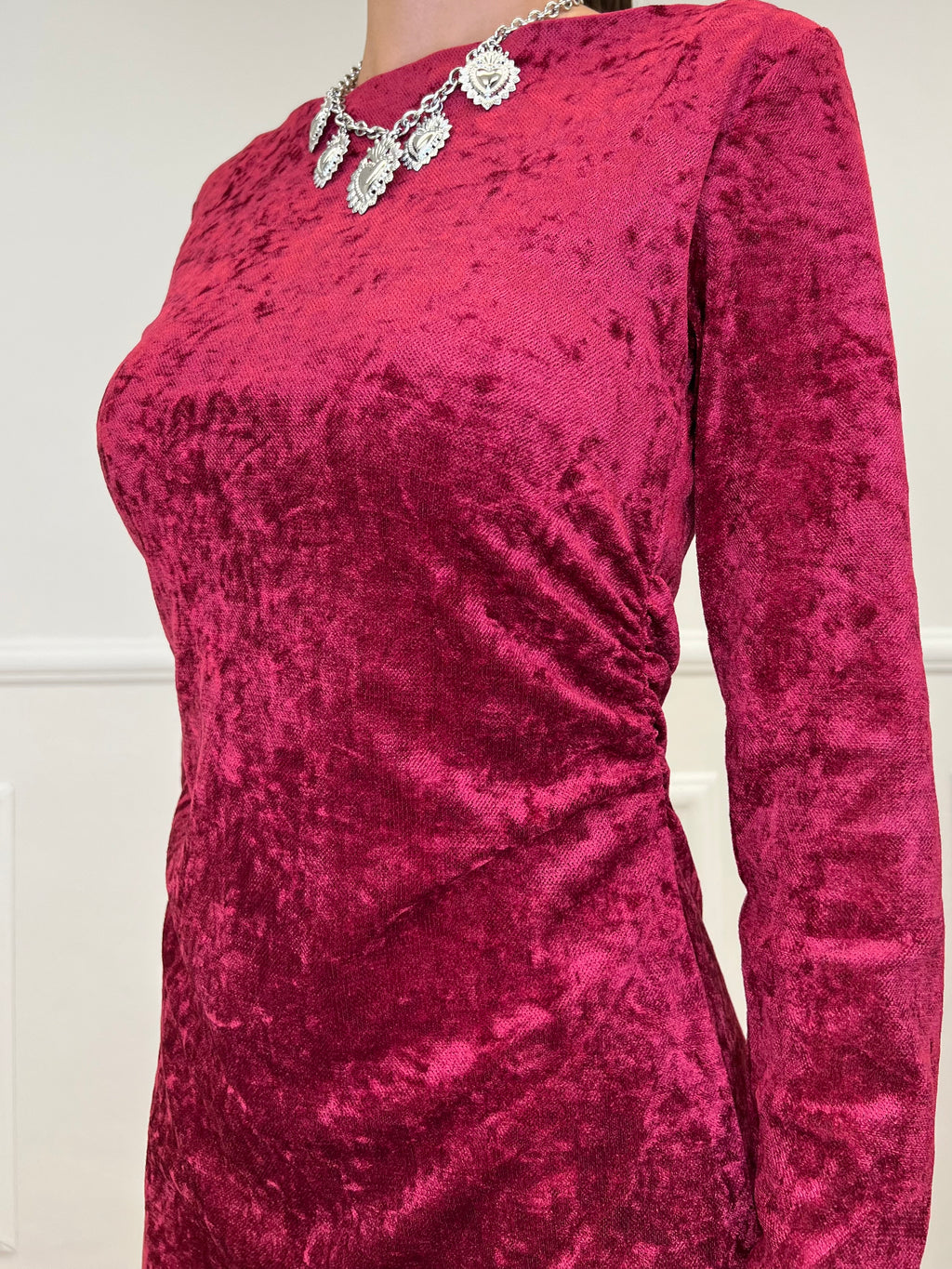 Abito Velour 2704 Bordeaux