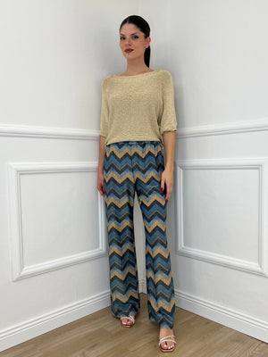 Maglia Lurex Fiocco 3892 Oro - Bazar Abbigliamento