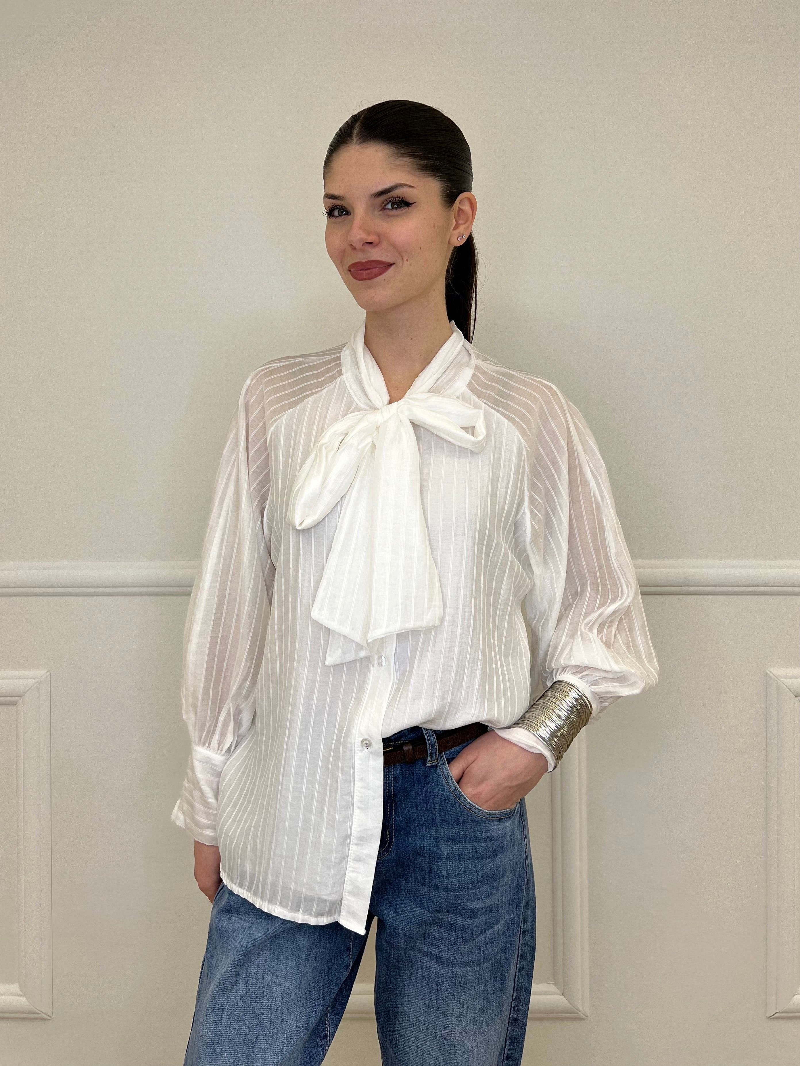 Camicia Regimental Fiocco 563841 Bianco