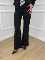 Pantalone Flare 80SM Nero