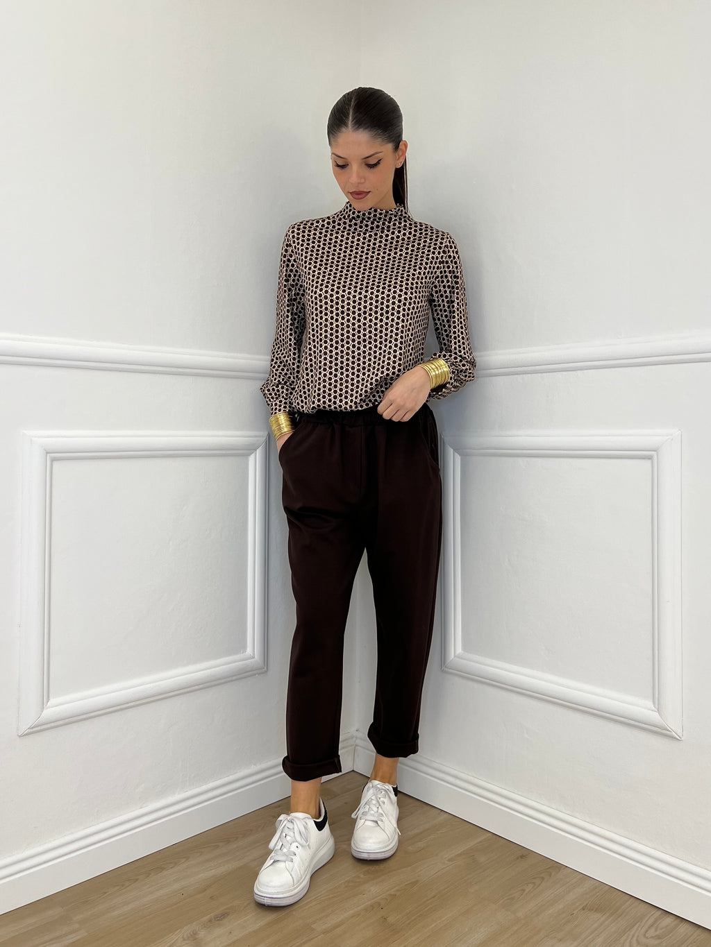 Maglia Jersey Vulcano 6391 Marrone