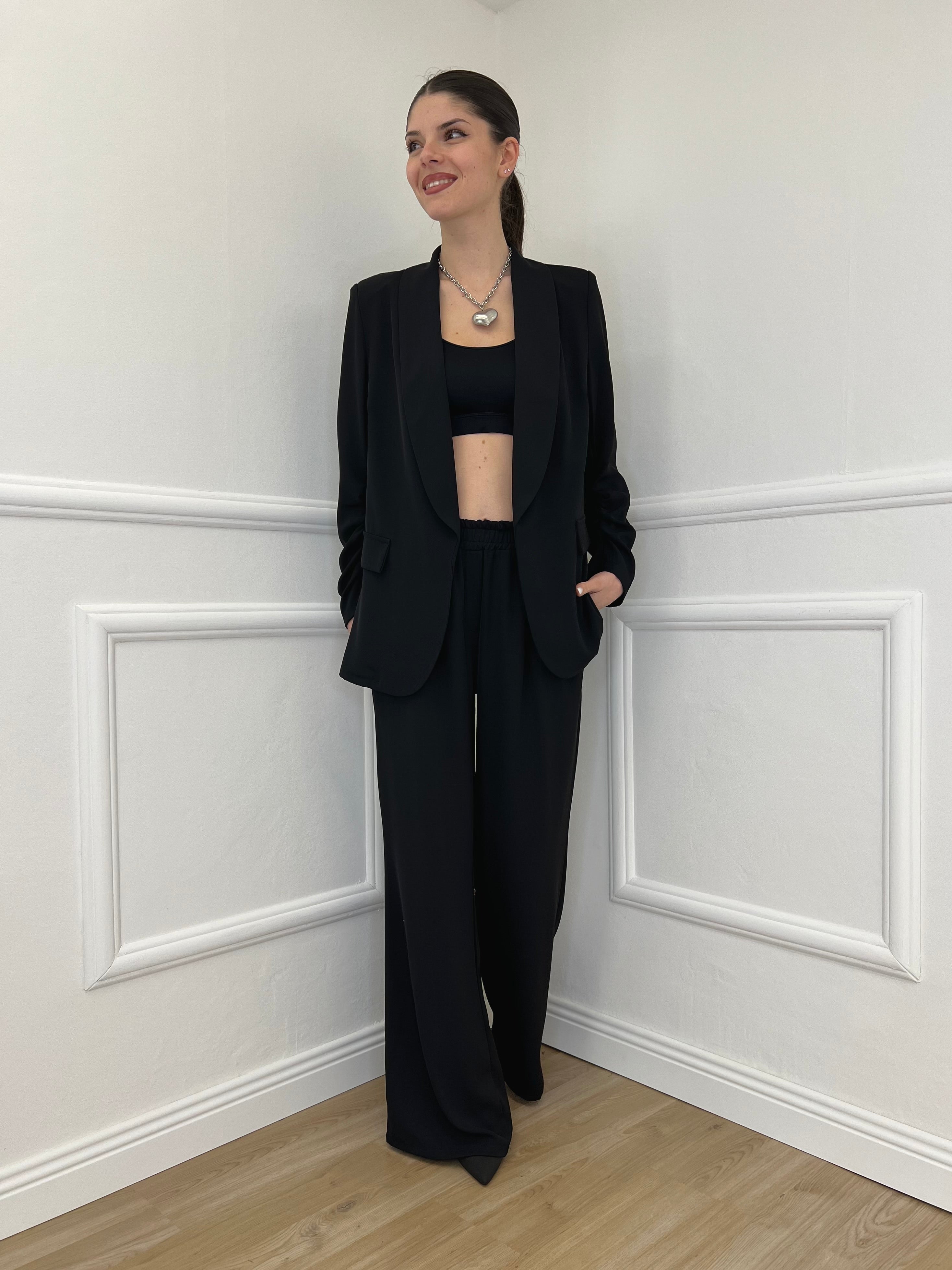 Tailleur Fluido 82068 Nero