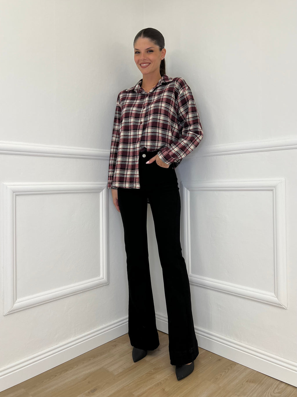 Camicia Madras 25371 Bordeaux