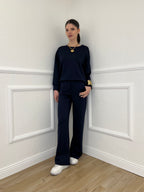 Tuta Over Girocollo 19143 Blu