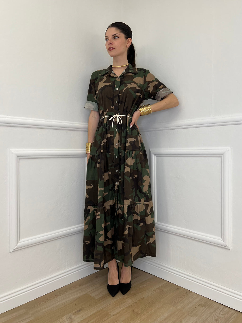 Abito Chemisier Camouflage 32-272