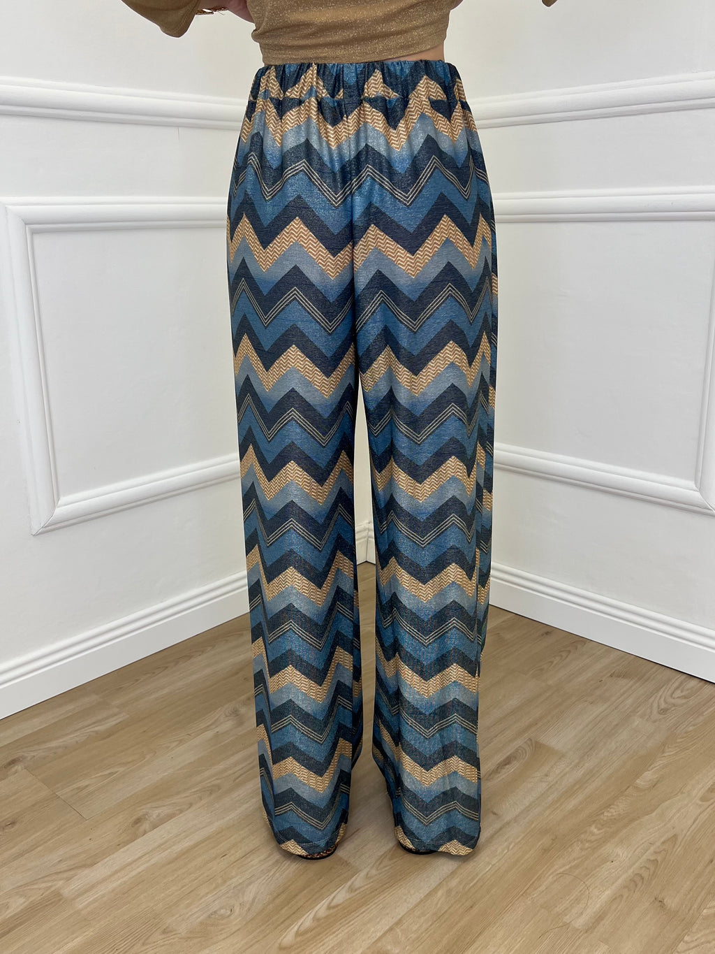 Pantalone Lurex Chevron 1795 Ottanio