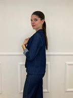 Blazer Chambray 2418 Blu