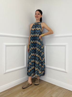 Abito Lurex Chevron 1372 Ottanio