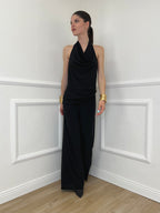 Pantalone Fluido 9078 Nero