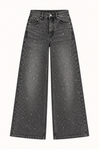Jeans Palazzo Strass 9290 Grigio