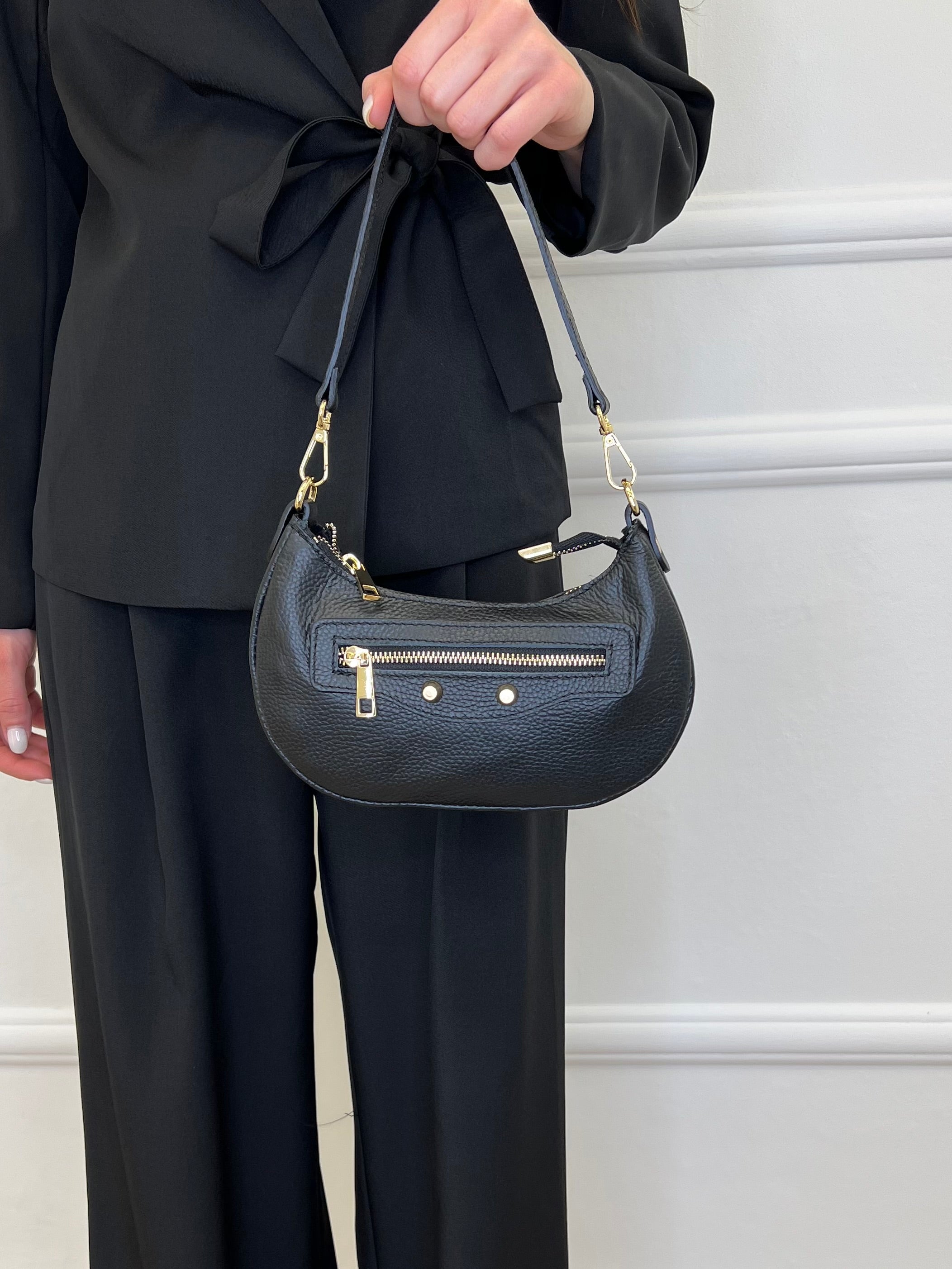 Borsa Hobo Con Borchie CHLOE Vera Pelle