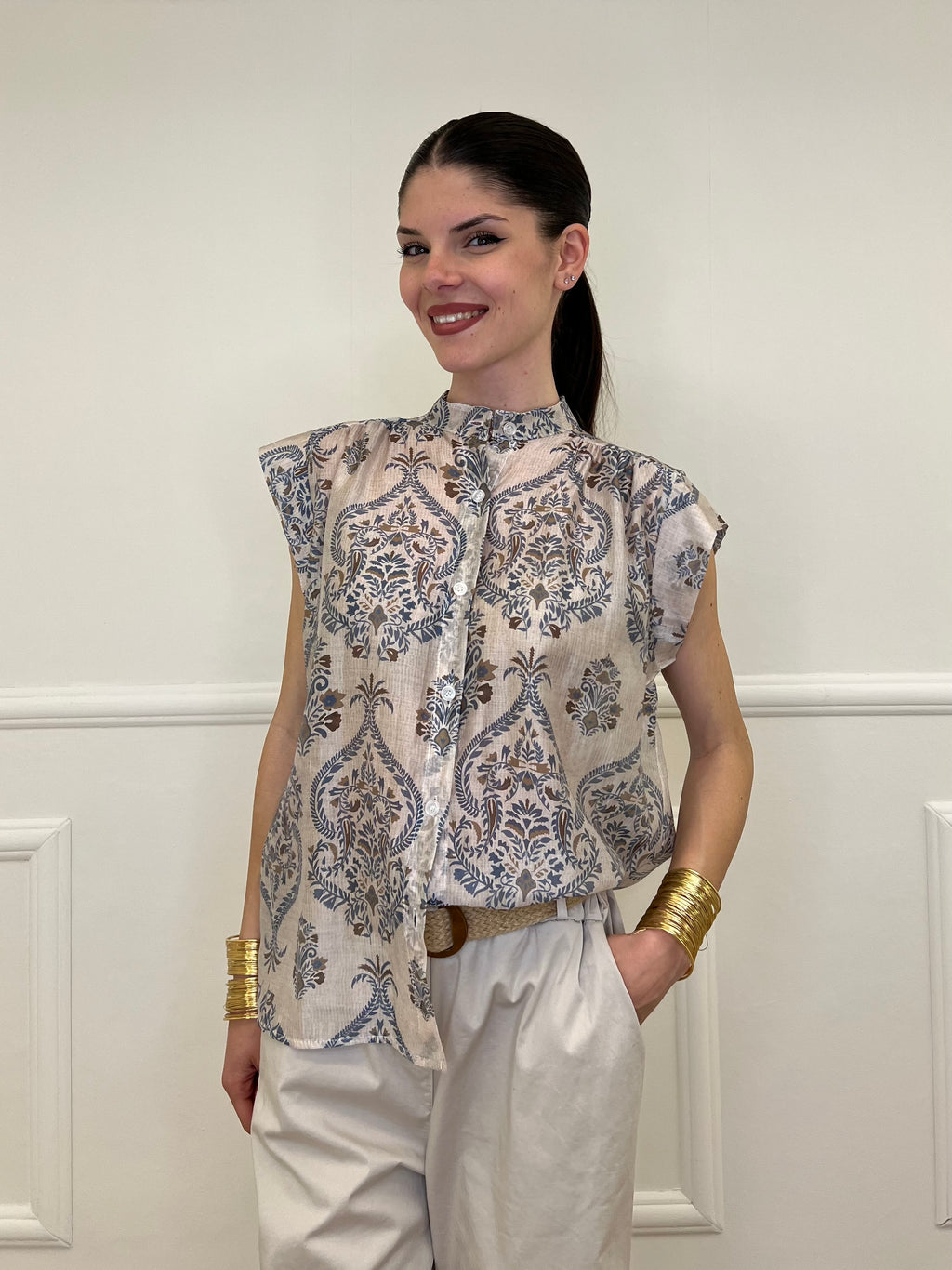 Camicia Fantasia Maniche Aletta 25252 Avio