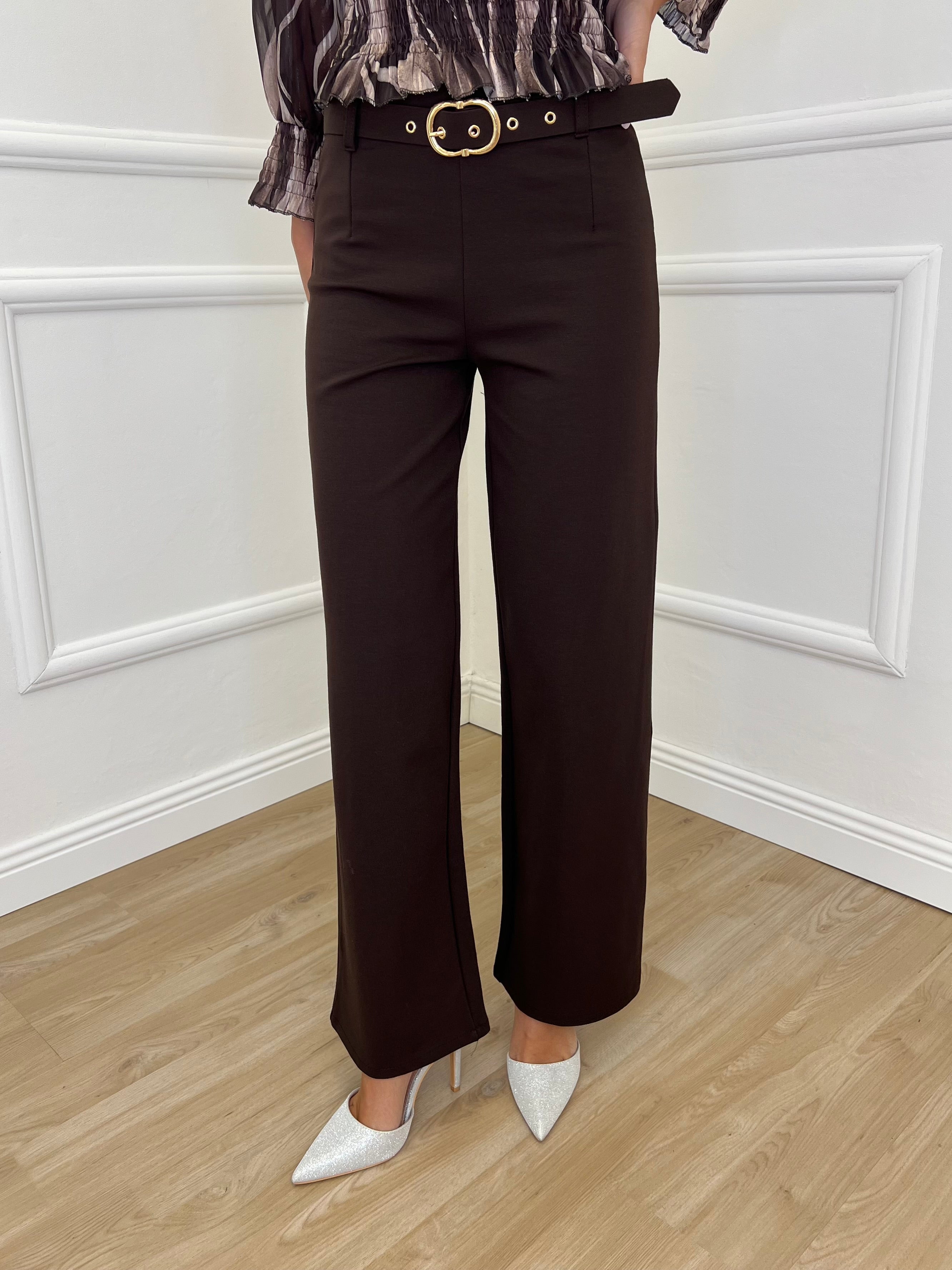 Pantalone Straight 580 Marrone - Bazar Abbigliamento