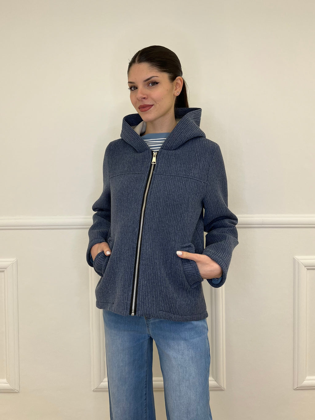 Giacca Neoprene Zip 26087 Avio