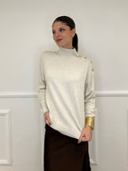 Maglia Bottoni YS9696 Ecru