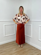 Longuette In Satin 2236 Rame
