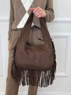Borsa Hobo Con Frange 1715