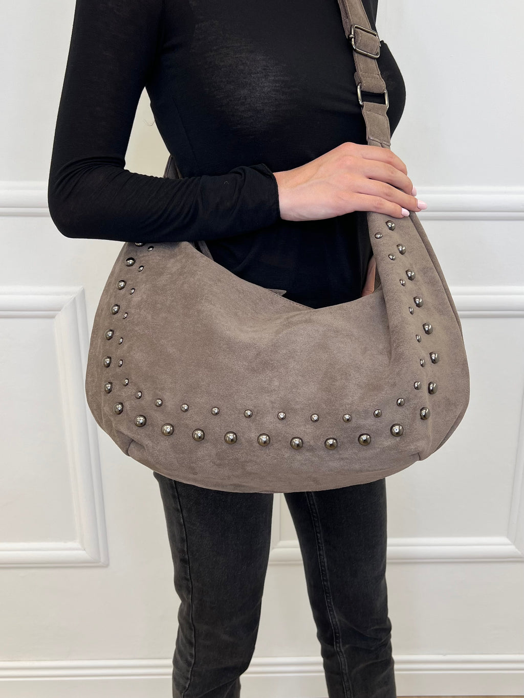 Borsa Hobo Ecorenna Borchie L6272