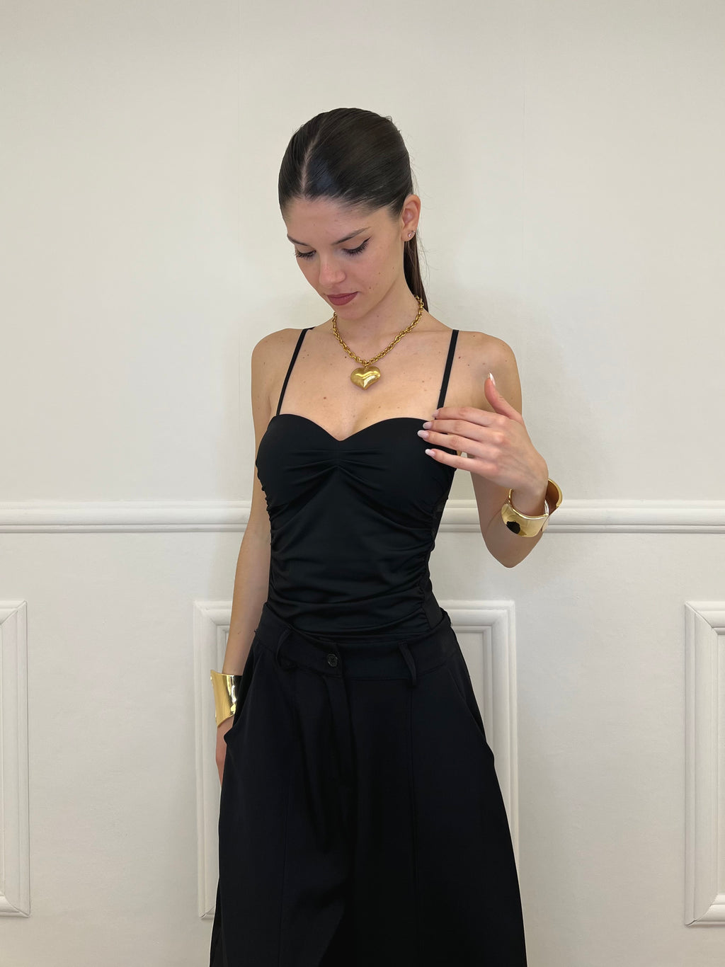 Body Drappeggiato 25617 Nero