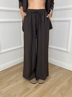 Tailleur In Lino e Tencel 26301 Moro
