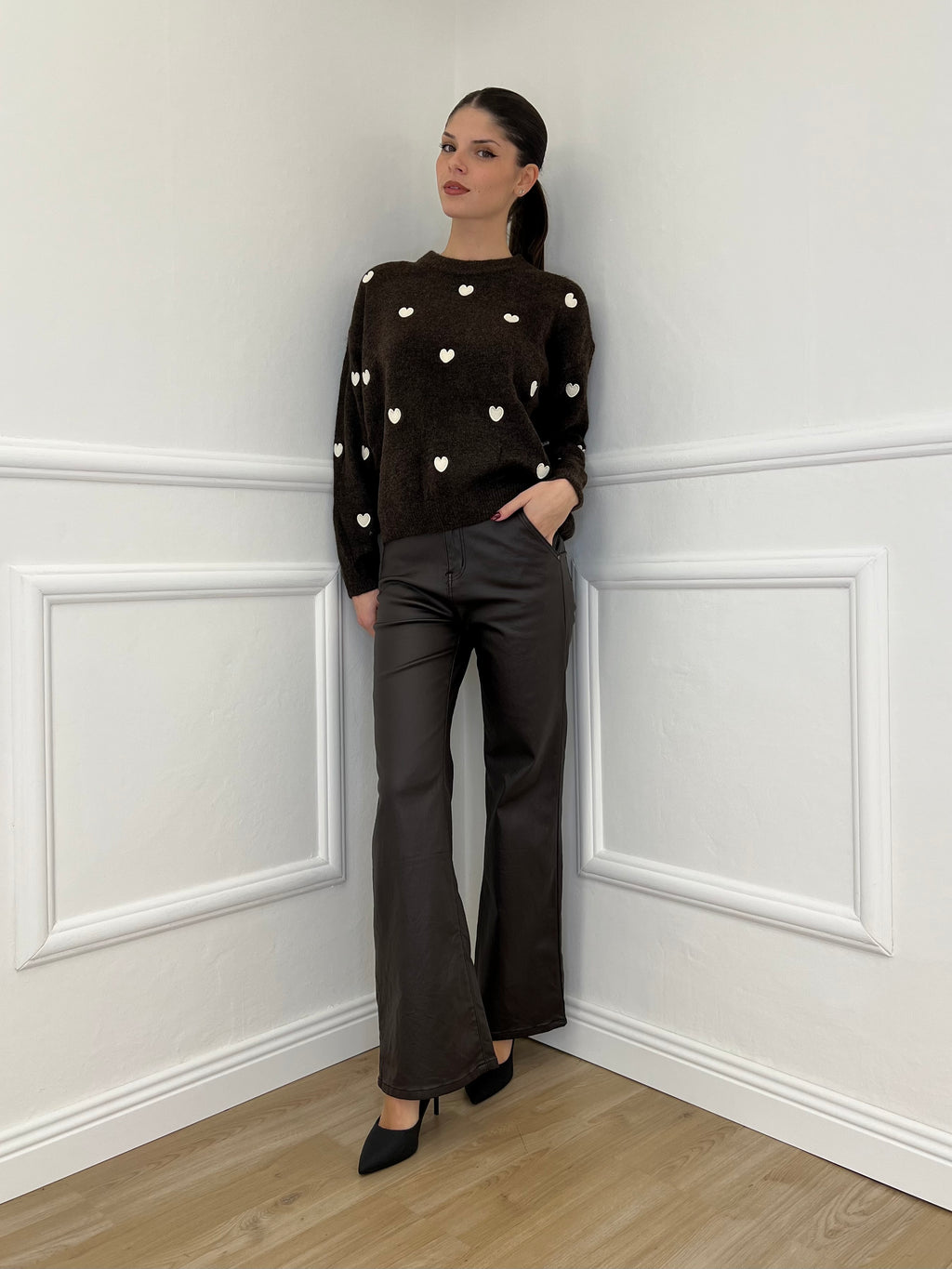 Pantalone Spalmato 7293 Moro