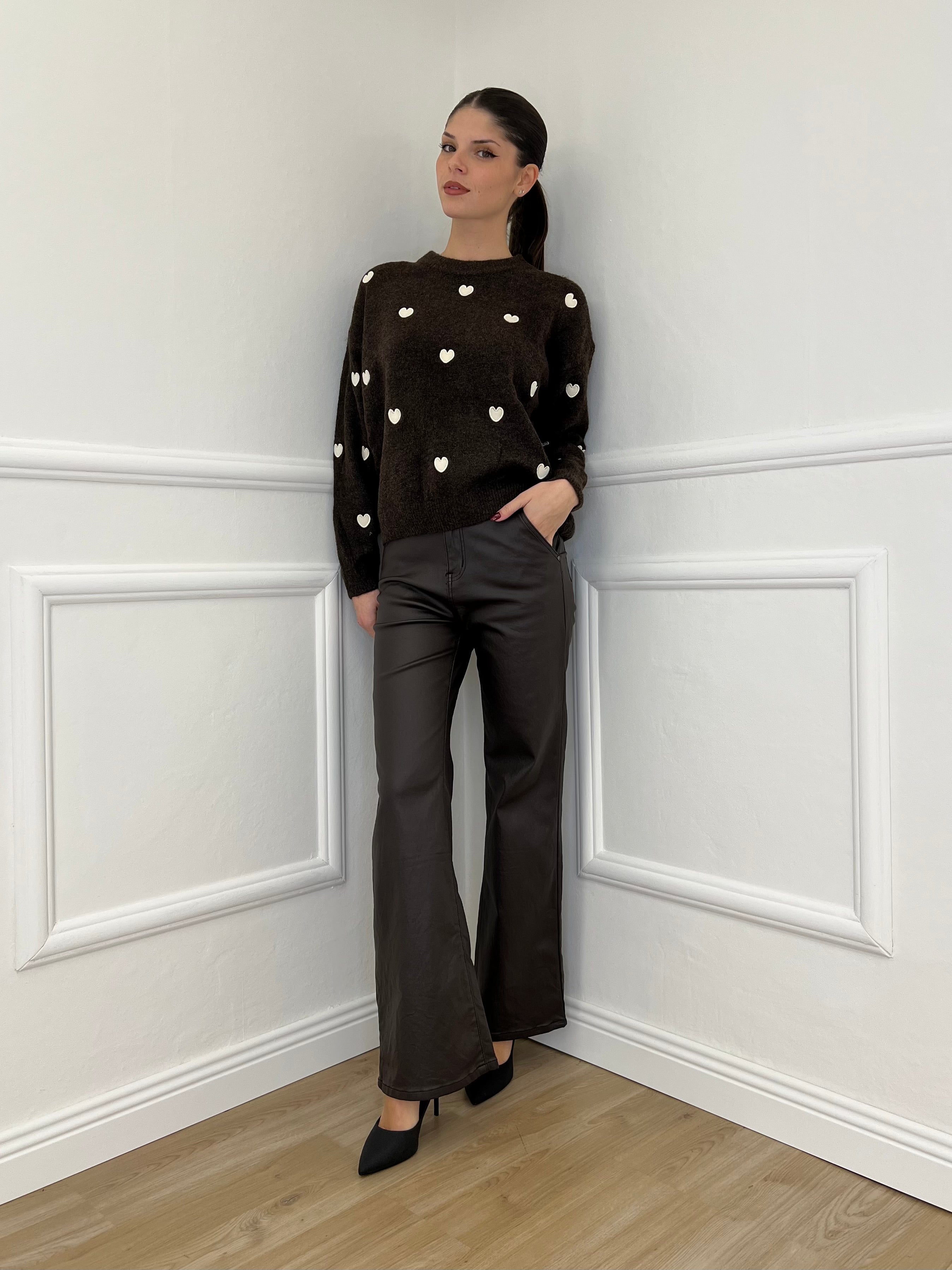 Pantalone Spalmato 7293 Moro