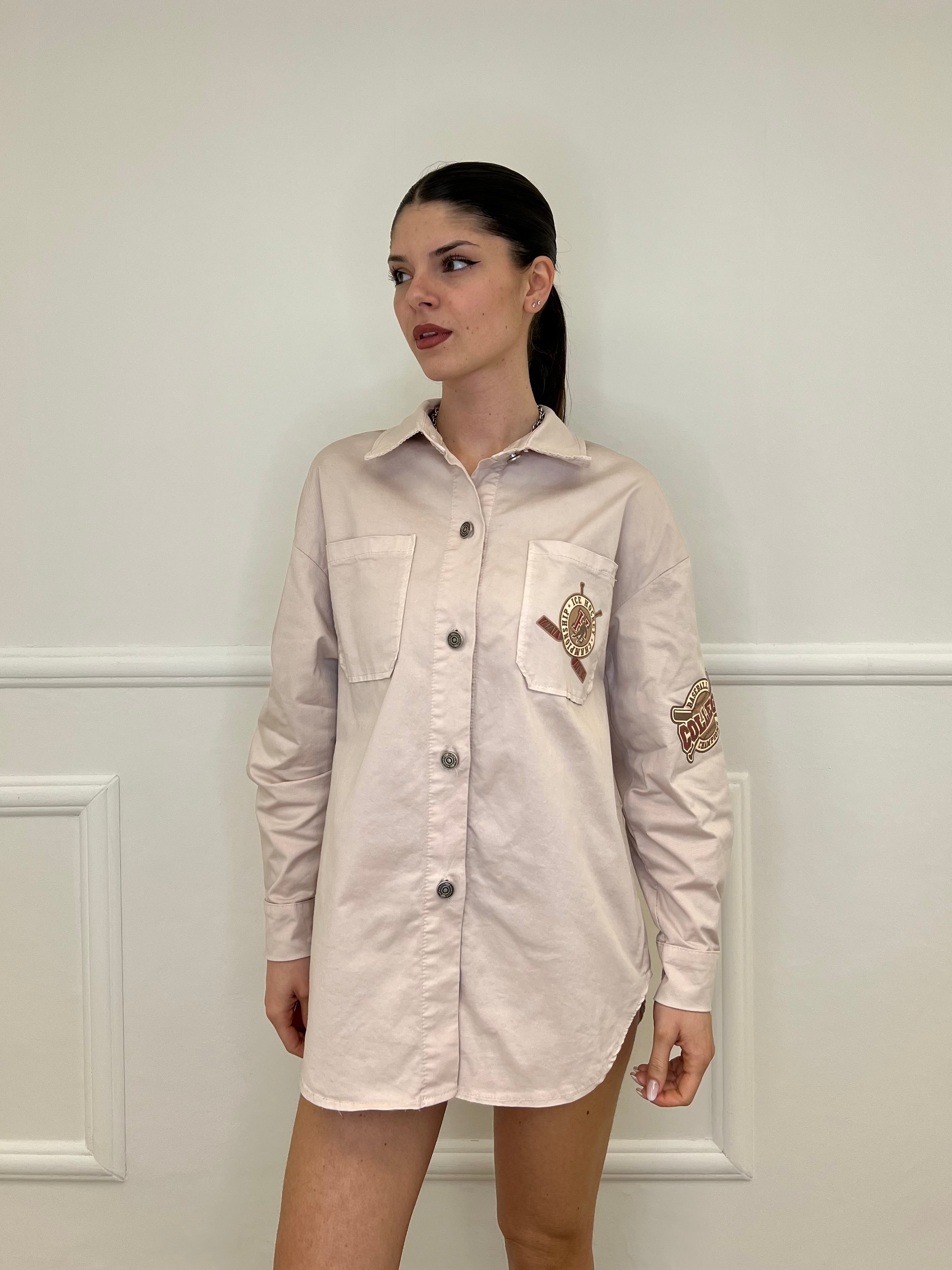 Giacca Camicia College 223606 Rosa