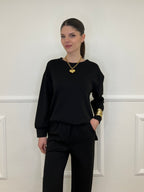 Tuta Over Girocollo 19143 Nero