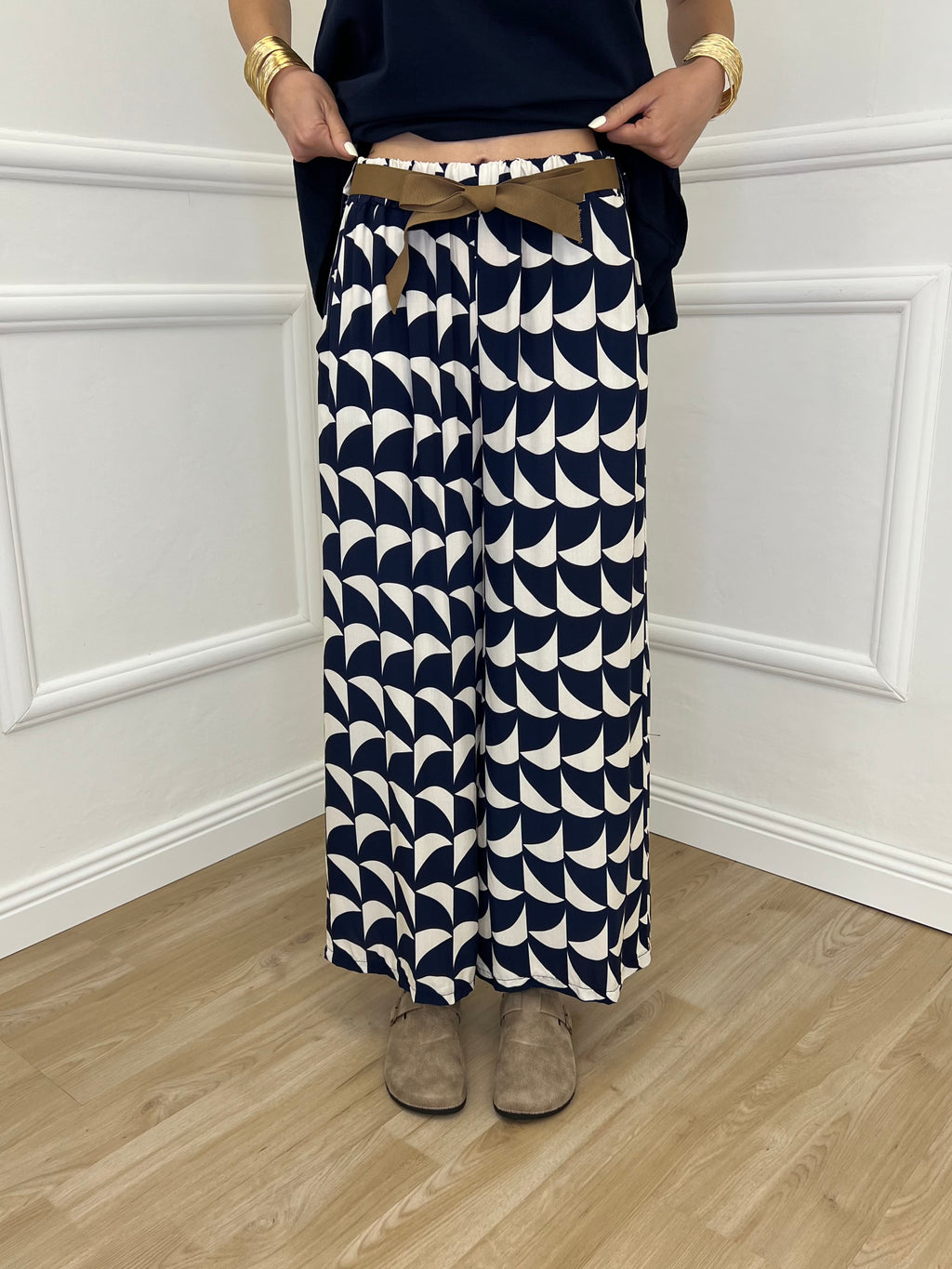 Pantalone Gaucho Fantasia 2130 Blu