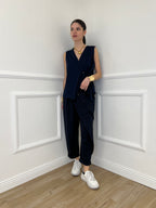 Pantalone Baggy Portafoglio 51256 Blu