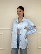 Giacca Camicia College 223606 Azzurro