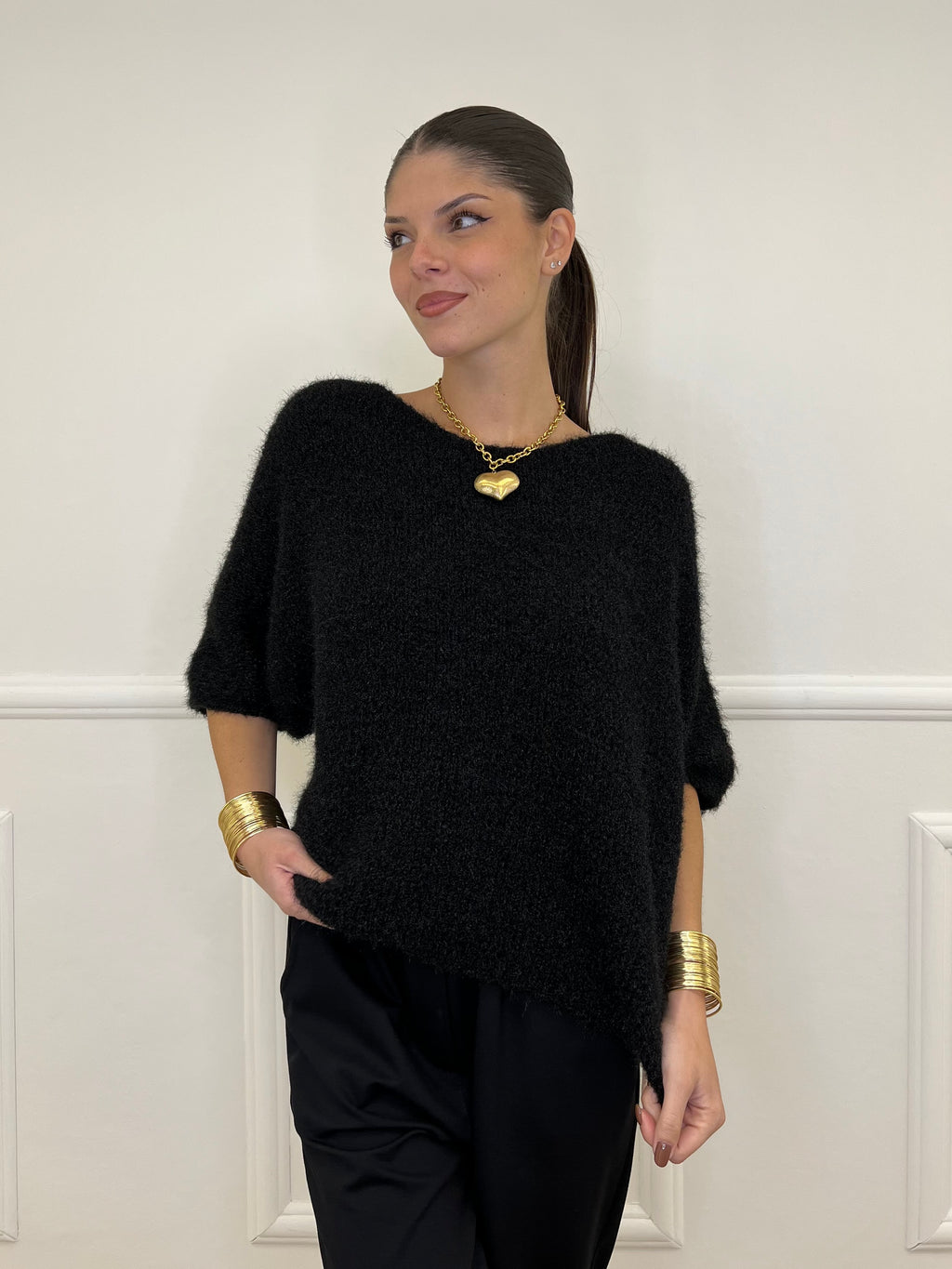 Maglia Mohair 911 Nero