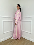 Pantalone Palazzo Bande 7809 Rosa