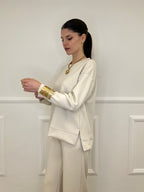 Tuta Over Girocollo 19143 Beige