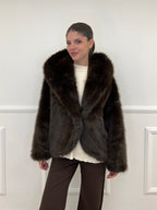 Pelliccia Cappuccio 9422 Moro