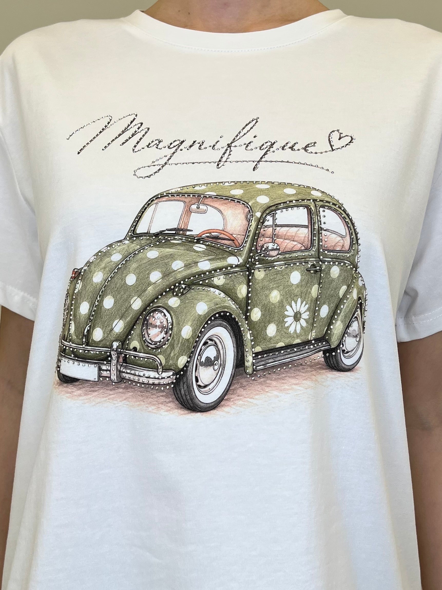 T-shirt Over Magnifique Strass