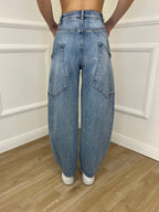 Jeans Balloon Strass Tasche 26400